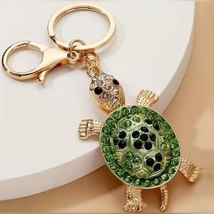 Turtle Keychain Green